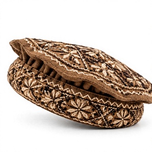 Wholesale Man Afghan Caps Traditional Wool Pakol Chitrali Handmade Winter Hat for Men Soft Warm Tribal Headwear Man Afghan Caps - Product Image 1