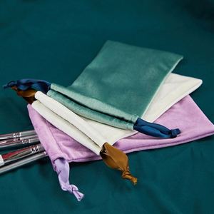 Large Capacity Velvet <b>Fabric</b> Drawstring Shopping <b>Gift</b> <b>Bag</b> Jewelry Bundle Pocket Home Travel Portable Phone Storage <b>Bag</b> - Product Image 6