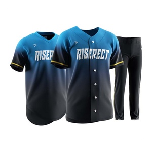 Conjunto de Camiseta y Pantalones de Béisbol 3 en 1 para Equipo, Diseño ODM - Product Image 1