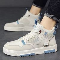 Chaussures de sport montantes Gnext haut de gamme pour hommes, respirantes, légères, décontractées, à semelle épaisse, pour le printemps et l'automne