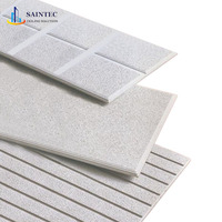 Plafond suspendu moderne 2x4 en fibres minérales blanches, design acoustique, pour hôpital