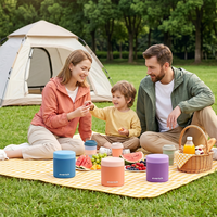 Bocal alimentaire isotherme en acier inoxydable personnalisé, anti-fuite, thermos pour soupe, pour les repas scolaires des enfants