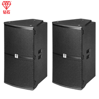 Haut-parleur de scène passif professionnel stéréo 2 voies, écologique, durable, 15 pouces, puissance nominale 500W, puissance de crête 2000W