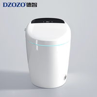 Nouvel Arrivage WC intelligent monobloc en céramique allongé moderne à poser au sol S-Trap Économe en eau Télécommandé Chauffant