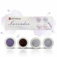 Kit de Pédicure Bio 4 Étapes pour Soin des Pieds : Masque, Gommage Adoucissant et Trempage en Boîte