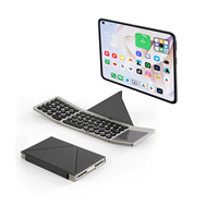 Nouveau mini clavier pliable rechargeable avec interface USB Type-C - Pavé tactile universel portable pour tablettes et smartphones, compatible iPhone Duo