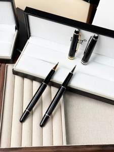 Juego de Pluma Estilográfica y Bolígrafo de Lujo Clásico, Instrumentos de Escritura Premium en Oro y Plata, Diseño Cónico Elegante, Pluma Estilográfica de Lujo - Product Image 6