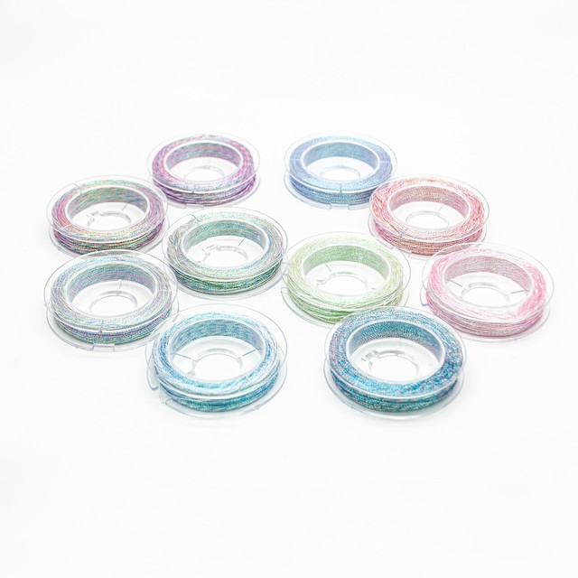 Colorful 0.8mm Size Mini Loop Elastic Thread for Kites Elastic Thread Beading Thread