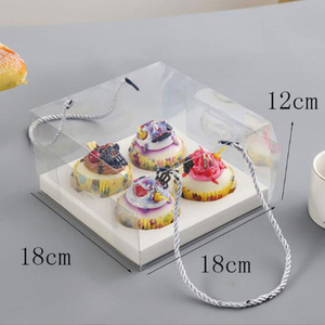 Imee Mạnh Mẽ Nhựa Rõ Ràng Bánh Hộp 7 8 9 9.5 12 Inch Với Dày Bánh Hội Đồng Quản Trị Trong Suốt Quà Tặng Bao Bì Hộp Với Xử Lý - Product Image 6