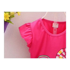 Robe pour bébé fille à fleurs tendance, vente en gros, vêtements pour enfants d'été - Product Image 6