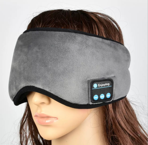 Masque de sommeil musical 2026, masque pour les yeux relaxant, lavable, avec microphone Bluetooth 5.0, écouteurs pour dormir, bandeau de sommeil - Product Image 1