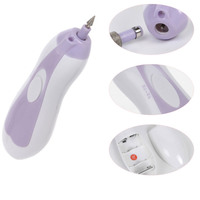 Kit de manucure électrique bleu pour hommes, soin des ongles et éliminateur de callosités, directement de l'usine OEM