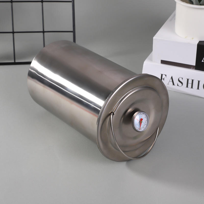 Plata, pequeño termómetro