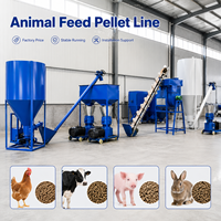 Usine de fabrication d'aliments pour volailles à prix d'usine pour le projet de production de granulés d'aliments pour poulets, bovins, ovins et porcins