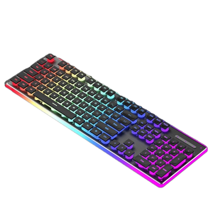 Oem ODM USB New kích thước đầy đủ RGB không thấm nước lập trình Bàn phím đa chức năng Kỹ Thuật Số Bánh Xe phương tiện truyền thông phím cắm chơi bán buôn - Product Image 4