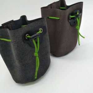 Bolsa para tirachinas Ztc443, diseño de fieltro con cordón, bolsa portátil para bolas de acero para uso en exteriores - Product Image 4