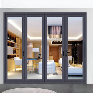 <span class=keywords><strong>Porte</strong></span> <span class=keywords><strong>coulissante</strong></span> en aluminium, <span class=keywords><strong>porte</strong></span> <span class=keywords><strong>coulissante</strong></span> à double vitrage étanche avec réduction du <span class=keywords><strong>bruit</strong></span> pour balcon, villa, résistance aux impacts des ouragans - Product Image 2