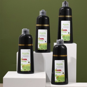 แชมพูเปลี่ยนสีผม แอปเปิ้ล ปิดผมขาวถาวร สีดำ แชมพูย้อมผมสมุนไพร 3 in 1 - Product Image 2