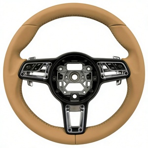 Volante de Cuero al por Mayor con Remaches para 996 911 Panamera Cayenne <span class=keywords><strong>Macan</strong></span> 718 991 981 991.2 970 987 958 944 - Product Image 3