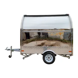 Factory Price Airstream Pizza Truck Mobile Fast Food Restaurant Taco Hot Dog Beer Bar Concession Food Trailer