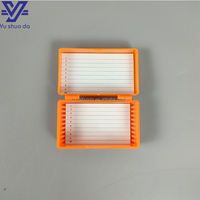 Laboratory ABS Material Microscope Slide Storage Box