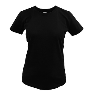Estilo Premium 180 Gsm/5,3 oz Ring Spun <span class=keywords><strong>Jersey</strong></span> señoras manga corta Camisetas <span class=keywords><strong>cuello</strong></span> redondo alta calidad 100% algodón <span class=keywords><strong>Mujer</strong></span> camiseta - Product Image 3