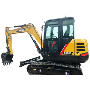 Factory Direct Used Sany SY55C 5Ton Excavator | With AC/<b>Heater</b> Inspection Available Perfect Hydraulics - Product Image 1