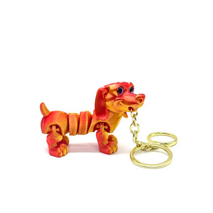 Nouveau design 2026 – Porte-clés chien teckel dinosaure imprimé en 3D en PLA, jouet animal, cadeau, ornement décoratif, maternité - Product Image 4