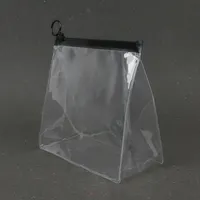 Wholesale custom logo water resistant clear durable reusable pvc transparent cosmetic bag