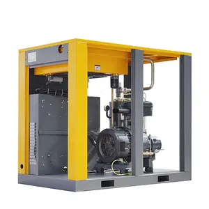 In-stock Can Be Deliver Within 7 Days 10hp 20hp 30hp 50hp 8bar 10bar 380v Stationary PM VFD Rotary Screw Type Air Compressor