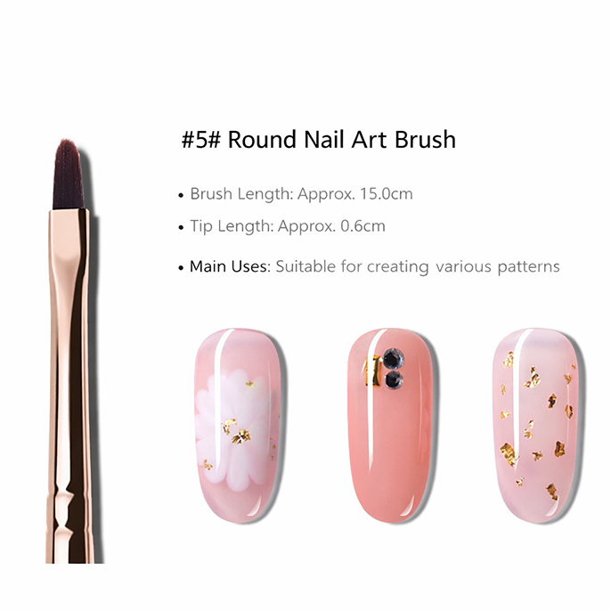 Pinceau rond pour nail art