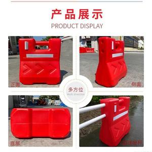 Bolardo de Plástico Water Horse 560x560x150x350mm, Barrera Anticolisión para Comunidades, Estacionamientos Municipales y Carreteras - Product Image 4