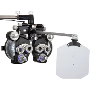 Équipement d'optométrie de haute qualité nouveau réfracteur manuel Phoropter éclairé numérique avec deux types d'échelle d'axe