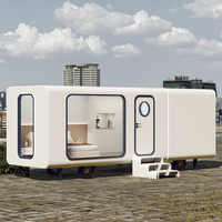 2025 Capsule spatiale moderne de luxe de 4m Capsule modulaire préfabriquée Petite maison Capsule spatiale pour maison mobile pour hôtel et villa