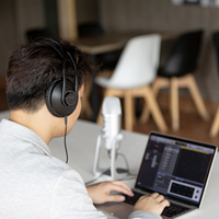 Headphone Studio Profesional BOYA BY-HP2 Berkabel Over-Ear Stereo Monitor Headset Gaming untuk Rekaman DJ dan Mikrofon
