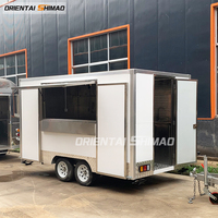 Shimao oriental cuisine mobile camion de restauration rapide kiosque de nourriture chariot à crème glacée à vendre concession remorque de nourriture
