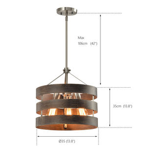 China hotel di lusso contemporanea bronzo di <span class=keywords><strong>legno</strong></span> nordic vintage agriturismo foyer sala da pranzo soggiorno grande antico lampadario rustico - Product Image 2