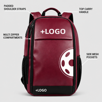 Sac à dos de pickleball personnalisé avec compartiment à chaussures, grande capacité, sac de rangement pour équipement sportif, poche pour bouteille d'eau