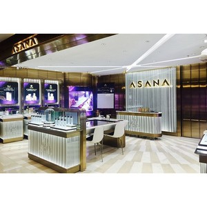 ตู้โชว์เครื่องสำอางแบบ 3 มิติ ฟรี สำหรับการออกแบบร้านเครื่องสำอาง ตู้โชว์น้ำหอม - Product Image 1