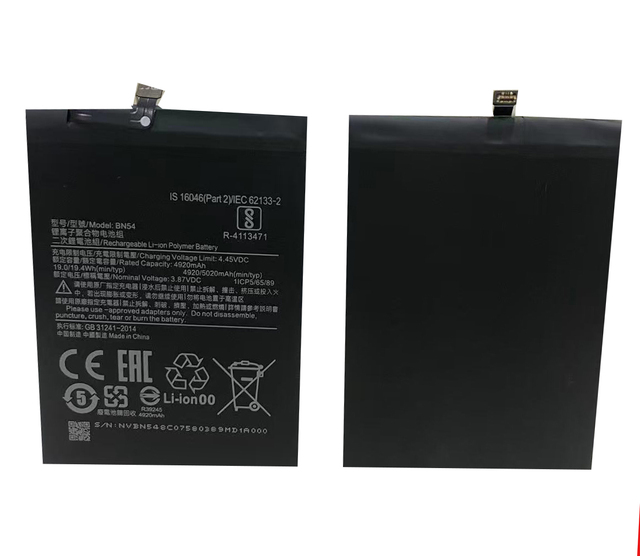 Mobile Phone Battery BL-BN54 4920mAh for Rechargeable Lithium Battery  Phone Batteries Factory Wholesale Price