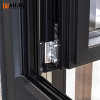 Diseño moderno Proyectos de ingeniería personalizados Swing Open Style Swing Window Doble acristalamiento Upvc Tilt Turn Window Ventana abatible
