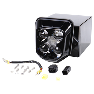 Faro Delantero <span class=keywords><strong>LED</strong></span> con Proyector Emark para Motocicleta, Lámpara <span class=keywords><strong>de</strong></span> Posición para Husqvarna TE150 250 TE300 FE250 350 FE450 501 Enduro 2024 2025 - Product Image 1