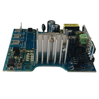 PCBA ODM 86 Panneau d'interrupteur intelligent à gradation 100-240V AC, gradation électronique monocanal 10A, bouton-poussoir sans fil RF433