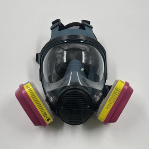 Masker <span class=keywords><strong>Gas</strong></span> penyaring silikon Anti kabut, kualitas tinggi untuk lukisan semprot pestisida kimia - Product Image 2