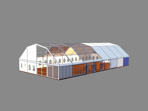 Tente arquée par polygone extérieur d'événement de grand chapiteau de tente résistante de stockage d'entrepôt d'événement - Product Image 2