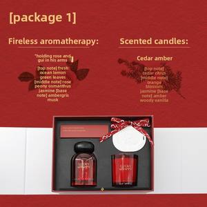 Haut de gamme cité interdite aromathérapie huile essentielle maison parfum ensemble cire de soja bougie boîte-cadeau pour les mariages nouvelle saint valentin - Product Image 6