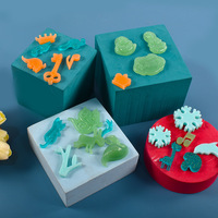 Kit de moules en résine de silicone écologique AINIKA DZ155-193 pour pendentifs et porte-clés - En stock