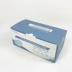 의약품을위한 새로운 디자인 맞춤형 로고 인쇄 접이식 재활용 의료 포장 종이 상자