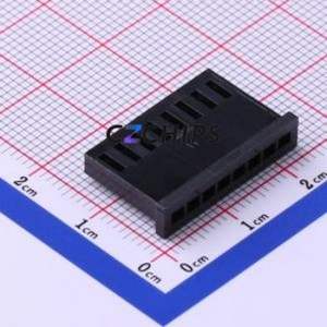 P2530-08-BK Housing (Wire-to-Board / Wire-to-Wire) P=2.54mm Connector 1x8P 2.54mm 1 8 - Product Image 1