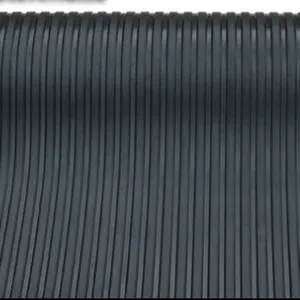 3mm-6mm Fabric Pattern PVC Mat Roll with Fine Ribbed Rubber Sheet Custom Processing and Moulding Services Available